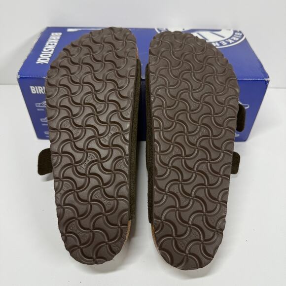 NIB • Birkenstock Arizona Soft Footbed Suede Leather Size 38 L7/M5 - Picture 6 of 8